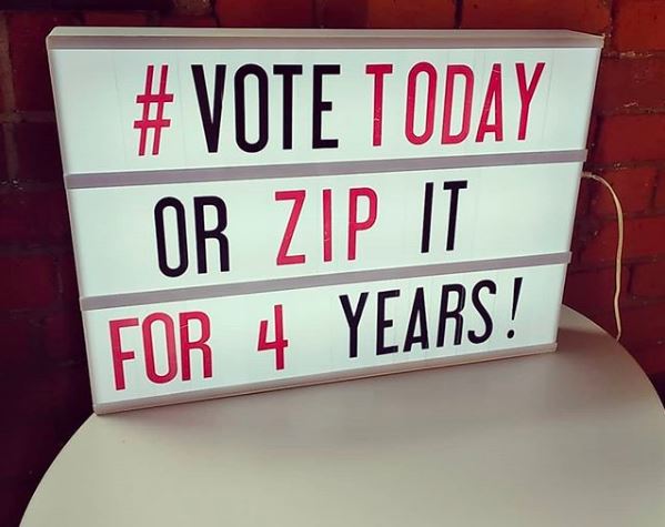 theseedworks's tweet photo. Getting ready to hit the polls. #votetoday #civicduty #engagedcommunity #voteordontcomplain https://t.co/lGWsXdoPw9