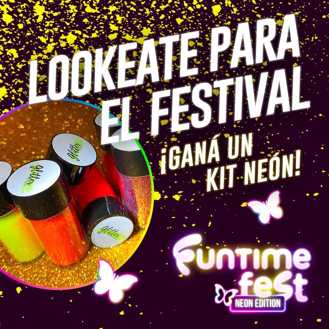 Funtime15's tweet image. ¡Lookeate para #FunTimeFest! 🦄🌈

Buscanos en instagram 👇🏽
funtime.com.ar/momentofuntime

Y en el post del sorteo, seguí los pasos para ganar un kit neón 💞✨