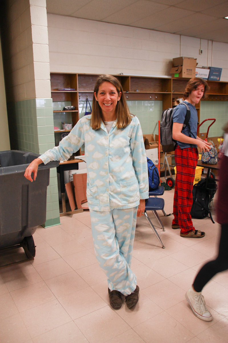 FchsLeadership's tweet photo. THE JAG FAM PULLED THROUGH THIS PAJAMA DAY! Shout out the students and staff that participated!!! GET HYPE FOR ALIENS VS. COWBOYS DAY TOMORROW #WeAreFC #FCHocoWeek https://t.co/MU72XtfRLN