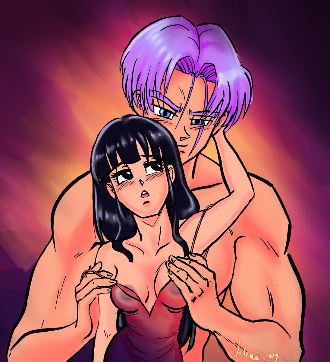 RayeChanART's tweet photo. #trunksandpan #trapan #トラパン #myart #dragonballfanart https://t.co/ybDLKAXPOf
