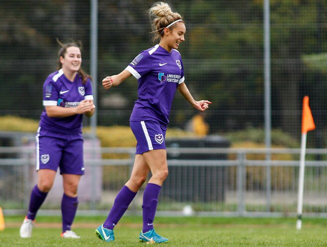 CharmaineTrue's tweet photo. That feeling when you win, get on the scoresheet & POTM ๐ฌโฝ๏ธ๐ฌโฝ๏ธ @PompeyWomen #PUPL ๐ธ@JordanHampton https://t.co/vgx8nRiDsr