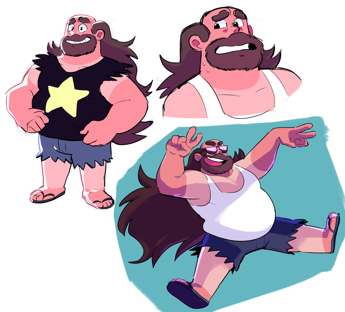 I only like Greg from steven universe 
that is all, he cute and silly 
 I also wanted to try drawing some humans just to refresh