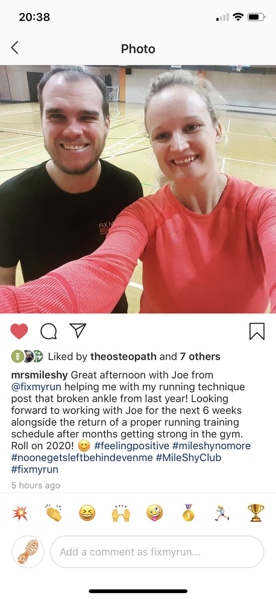 fixmyrun's tweet photo. We love running and helping people with theirs.
Our #runningguru Joe @thebigbushbaby really does knows his stuff and can help your #runningtechnique today.
Keep an eye on this young ladyβs results in the coming weeks:
https://t.co/29crQb33qD
πββοΈπββοΈ
#ukrunchat https://t.co/hdfvsk6Huz