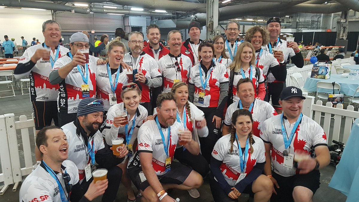 Thank you <a href="/MSBikeTour/">MS Bike</a> for the opportunity to participate in the Tour of Champions at #MSBikeNYC. It was an epic ride and a great opportunity to connect with top fundraisers from across Canada! Together we can #endMS @MSSocietyCanada