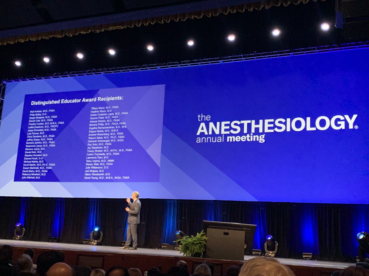 UBAnesthesia's tweet photo. ASA/SEA Distinguished Educator Award - first round of award winners!  Congratulations to everyone! https://t.co/aiWfqD9FrQ