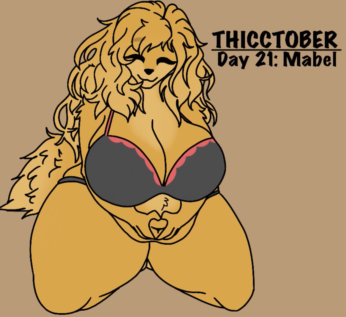 thicctober day 21: @cherrikissu 's mabel!!! 