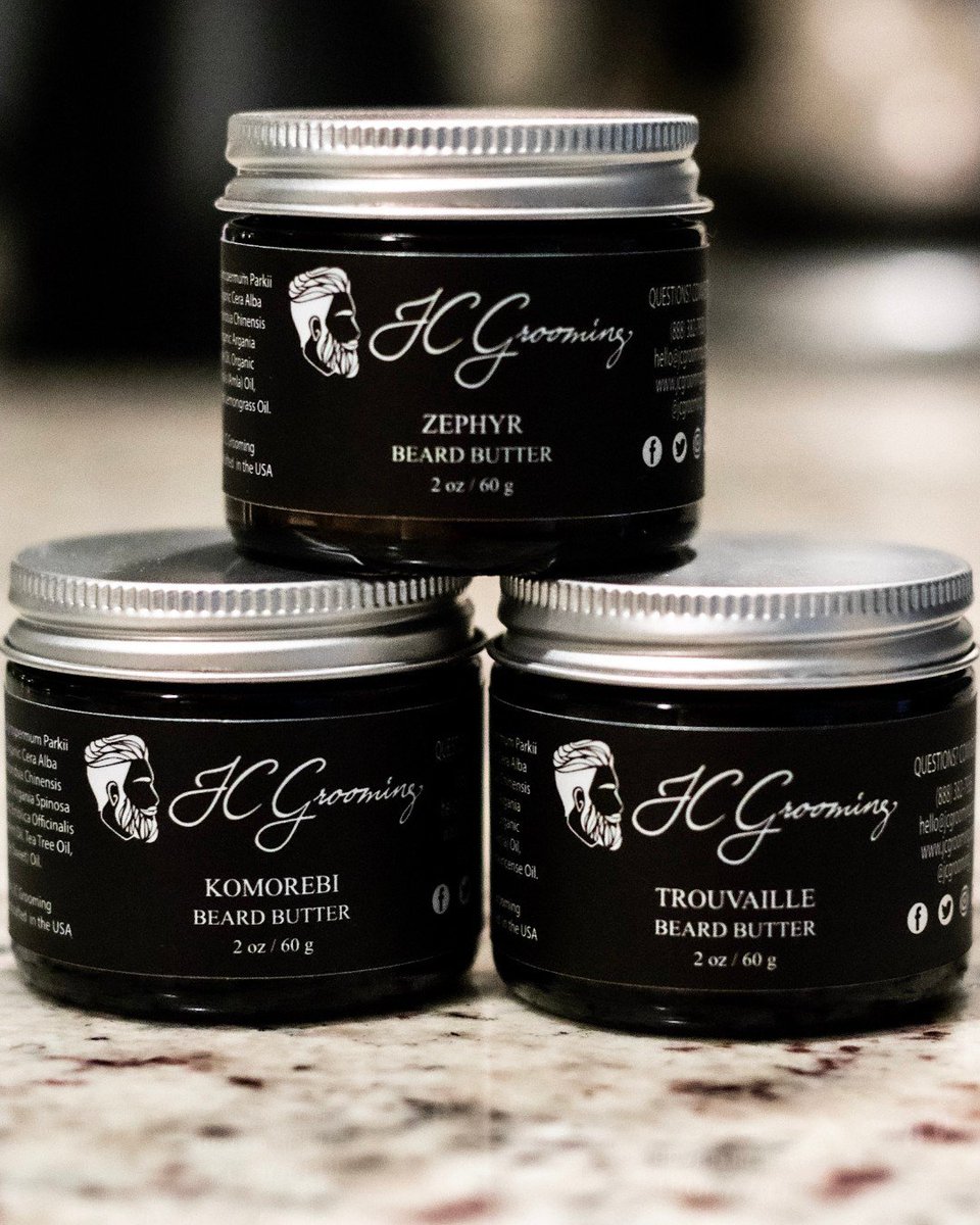 Komorebi Beard Balm is perfect for the modern gentleman. A velvety textured balm, packed with nutrients and fragranced with peppermint, tea tree and sweet orange.

jcgrooming.com/collections/be…

#jcgrooming #beardoil #beards #beardgang #bearded #beardedmen #mustache #beardgame