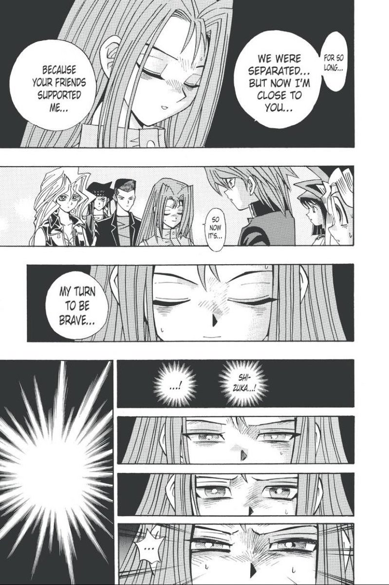 Shizuka repays Joey’s courage with some of her own. Very powerful moment for the Katsuya family.