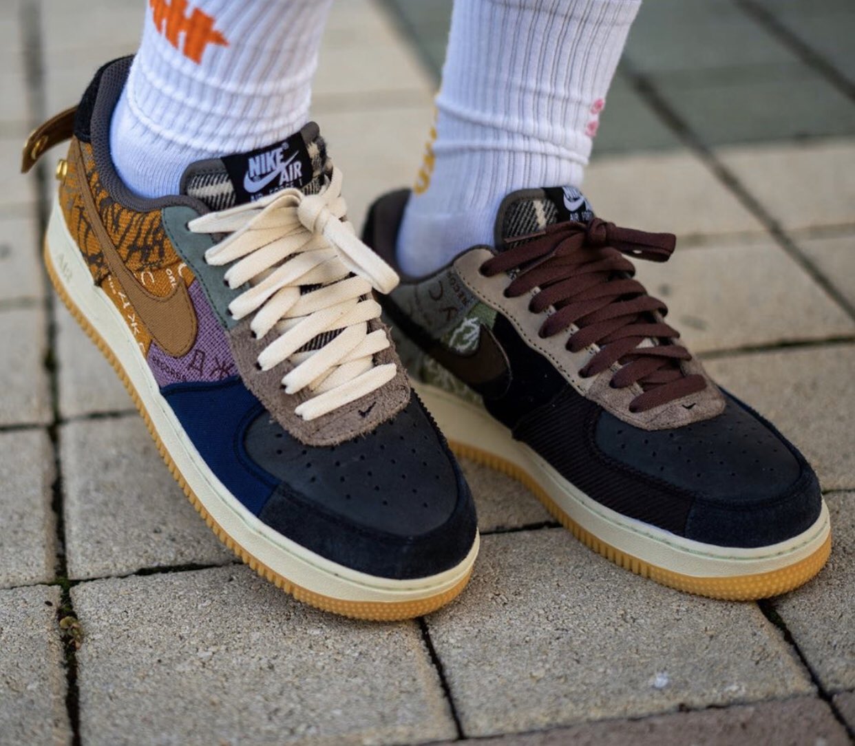 An On-Feet Look At The Upcoming Nike Air Force 1 Low x Travis Scott •