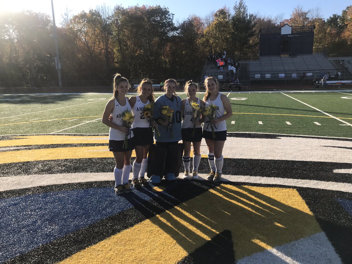 Celebrating our Varsity Field Hockey Seniors tonight! Thank you for a great 4 years 🏑 <a href="/AndoverFH/">AHS Field Hockey</a> <a href="/Andover_HS/">AndoverHSTechnologySupport</a> @andoverhsap