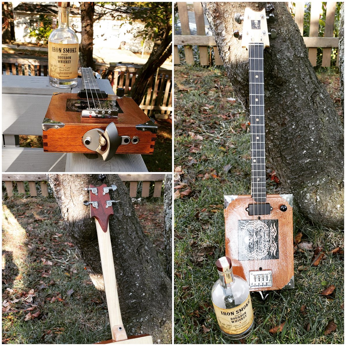 Eric Lettau (@ecigarboxguitar) on Twitter photo Finished <a href="/ironsmoke/">Iron Smoke Distillery</a> 4 string electric cigar box guitar. <a href="/tommybrunett/">Tommy Brunett</a> it's yours if you'll have it. #cigarboxukulele #cigarboxnation #cigarboxguitars #musicislife #buildwhatyouplay #foofighters #ironsmokedistillery #woodcarving #woodworking #musiclovers Finished <a href="/ironsmoke/">Iron Smoke Distillery</a> 4 string electric cigar box guitar. <a href="/tommybrunett/">Tommy Brunett</a> it's yours if you'll have it. #cigarboxukulele #cigarboxnation #cigarboxguitars #musicislife #buildwhatyouplay #foofighters #ironsmokedistillery #woodcarving #woodworking #musiclovers