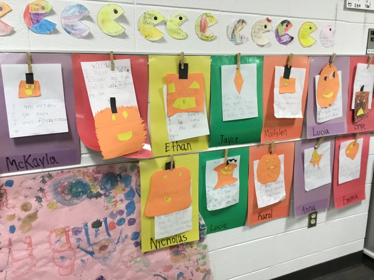 slgrosko's tweet image. Today we read #spookley to discuss our differences! Ss shared how they were different &amp;amp; how it is okay b/c we are all special. Ss created their own #spookley &amp;amp; wrote 3 sentences about how they are special &amp;amp; unique! #firstgrade #sel #socialskills #beyou #beunique