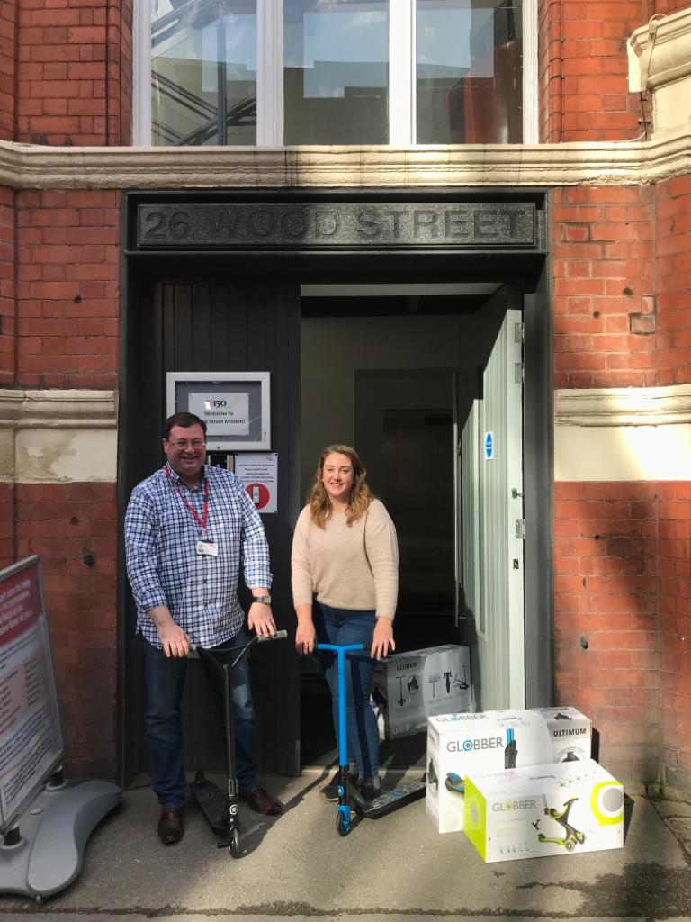 If you were out in the great outdoors over the weekend, bet you saw children having a great time on scooters! Well thanks to the good people over at <a href="/contrastview/">Contrast Creative</a> and their clients @Globberscooters there'll be even more smiley faces out there.  Thanks for the super donation guys.