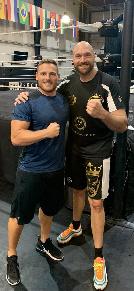 Good times teaching <a href="/Tyson_Fury/">TYSON FURY</a> some #YorkshireGrit for his bout at Crown Jewel in Saudi Arabia later this month. #Ridge #Yorkshire #WWE #WWENXT #WWENXTUK #CrownJewel