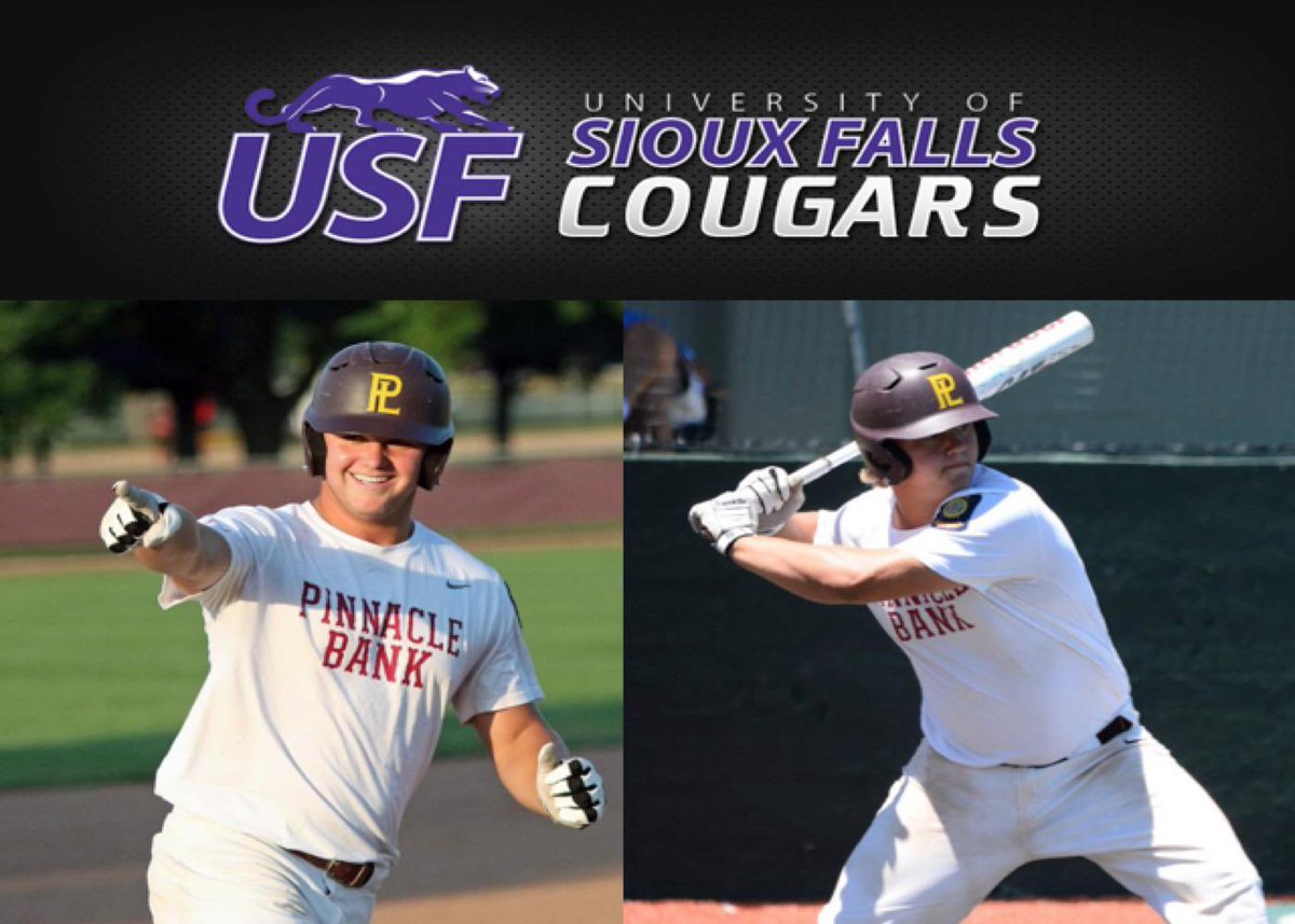 I am excited to follow my dream of playing college baseball. I would like to announce my commitment to the University of Sioux Falls! Thank you to my mom, dad, friends, and coaches who have been there along the way. Thank you to Coach Hieb for giving me this chance! @USF_Baseball