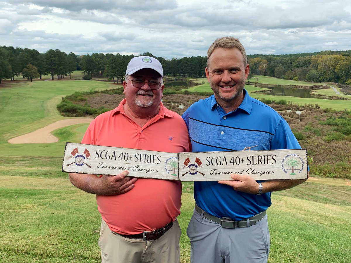 SCGA1929's tweet photo. Congratulations to the 2019 SCGA Forty Plus @MusgroveMillGC Winners ๐๐
๐ Champ. Div. - Mike Gravley & Jeremy Revis
๐ Sen. Div. - Walter Todd & Tom Reeves
๐ Sup. Sen. Div. - Doug Tooke & Wayne Rogers
๐ https://t.co/3leBrZkLEC
#PlayGolfSC #PlaySCGA https://t.co/ZZGKcQpeX5
