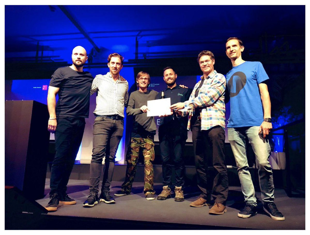 2keyNetwork's tweet image. The Man, The Myth, The Legend💪

It`s a special moment when the whole team is awaiting the champion back home. 
Thank You and Congratulations Idan, @AmonToda, for participating in the #Diffusion2019 #Hackathon (diffusion.events), and winning the first place in 2 tracks! 👏