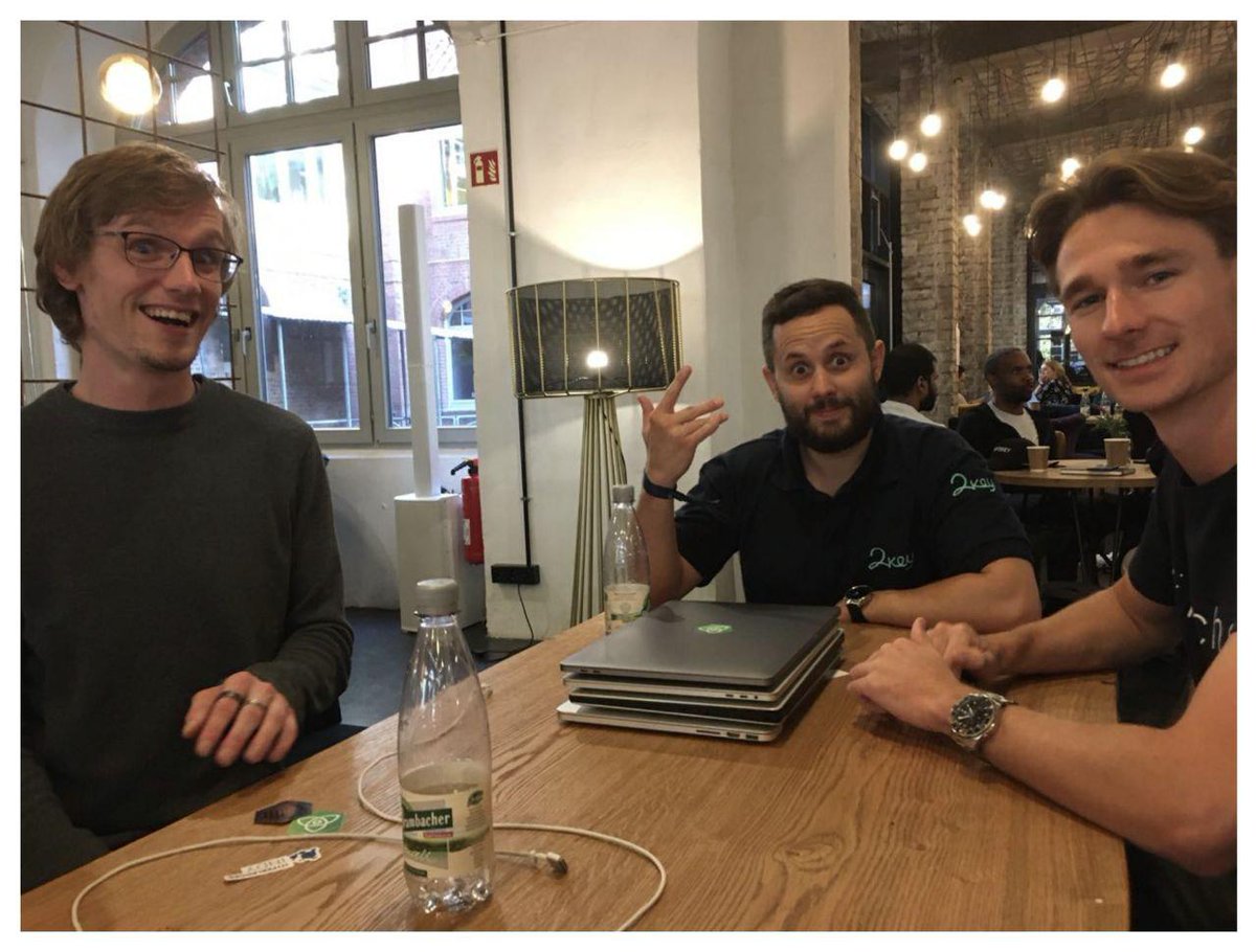 2keyNetwork's tweet image. The Man, The Myth, The Legend💪

It`s a special moment when the whole team is awaiting the champion back home. 
Thank You and Congratulations Idan, @AmonToda, for participating in the #Diffusion2019 #Hackathon (diffusion.events), and winning the first place in 2 tracks! 👏