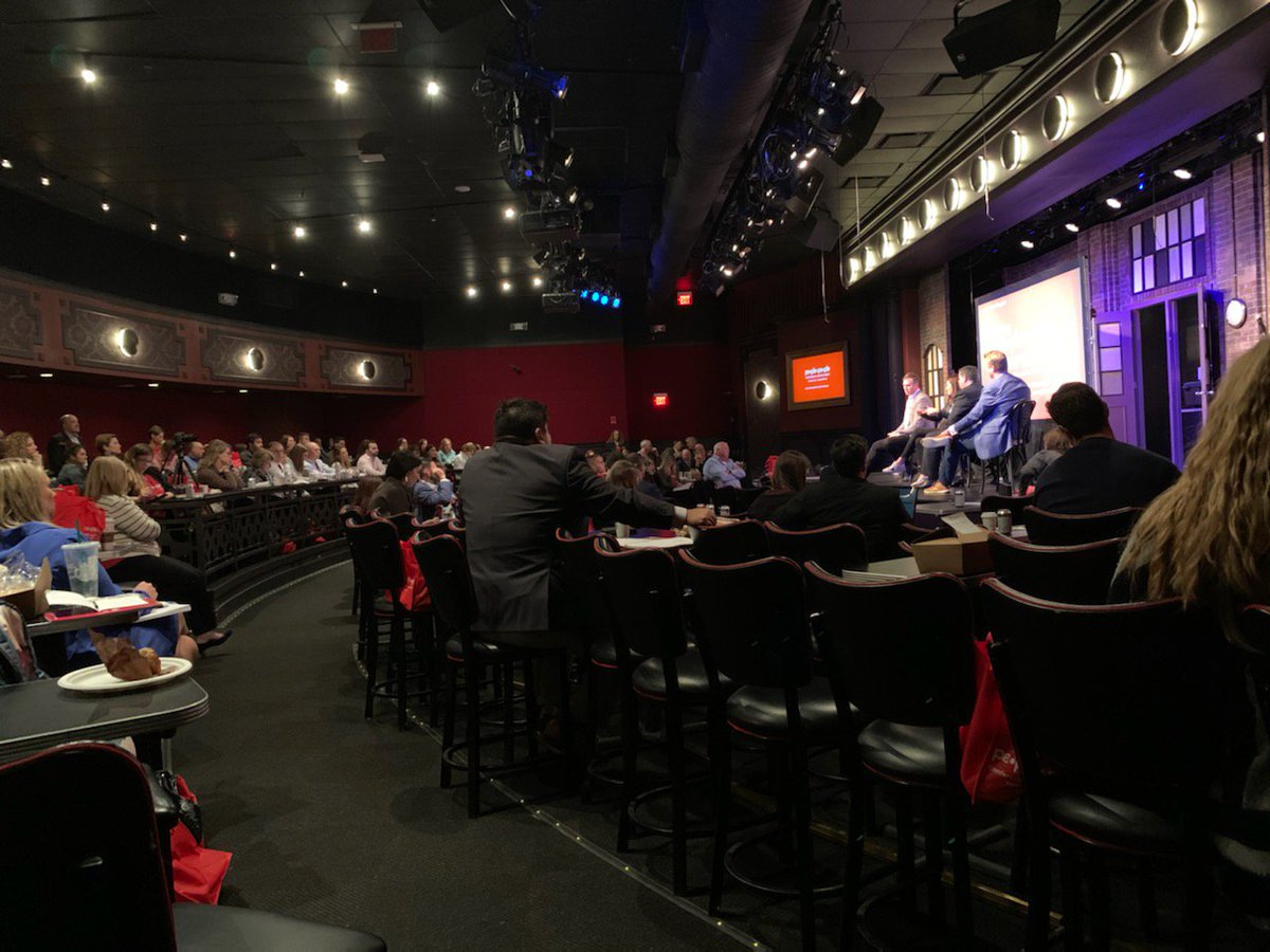 RedCaffeineInc's tweet photo. Packed the house for the annual #PeoplePlusPeople Conference hosted at The Second City in Chicago! Enjoying all of the #BadAss speaker sessions of day one. https://t.co/zckW81tOtw