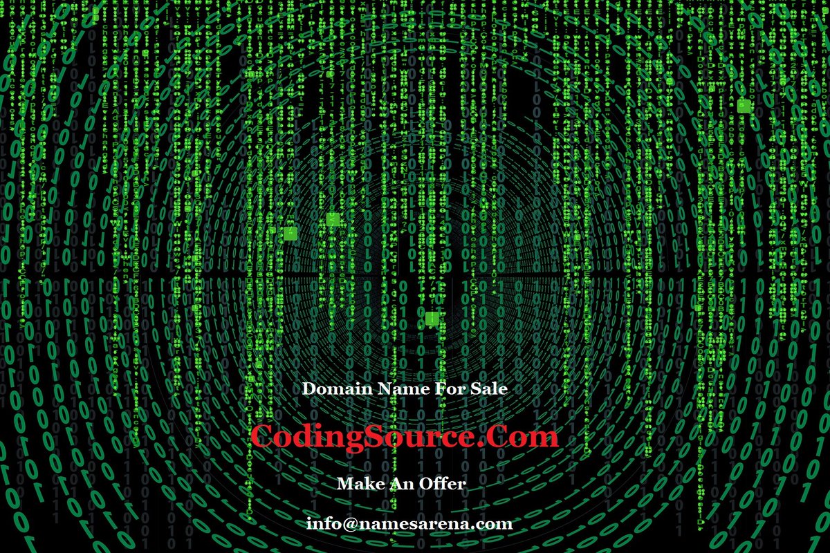 bulldomains's tweet image. Domain Name For Sale
CodingSource.Com
Make An Offer
info@namesarena.com
#CodingSource #coding #codingresources #programming #programmer #developer #code #javascript #technology #coder #python #tech #domains #NameasArena