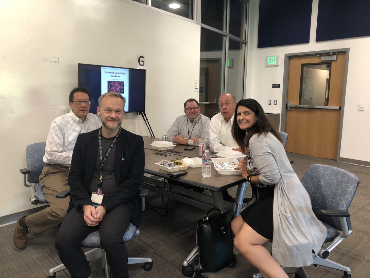 anjleemd's tweet photo. Awesome careers in hematology lunch today! #Ashambassador #MedEd #Ash #WomenInMedicine https://t.co/i6ItoHtQKo