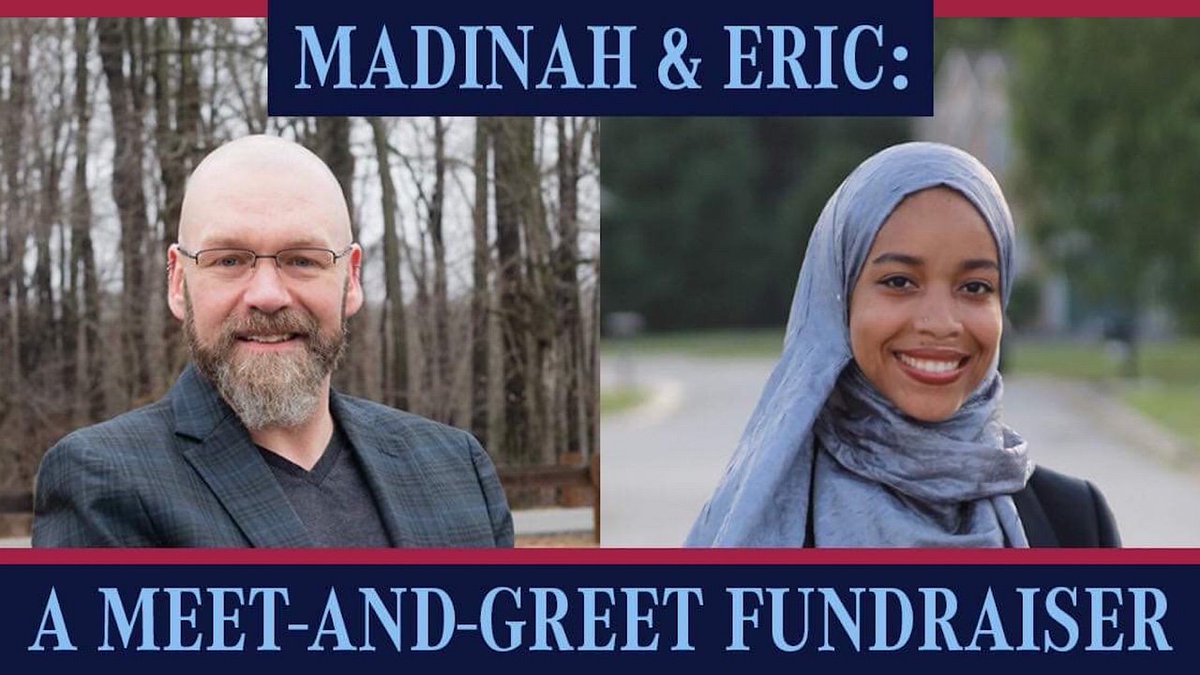 MadinahForDE's tweet image. I&apos;m excited to be holding a joint meet &amp;amp; greet fundraiser with Eric Morrison, who is running next door in the 27th district! Come out and meet us! Details here⬇️⬇️⬇️

facebook.com/events/5203306… #netDE #voteDE