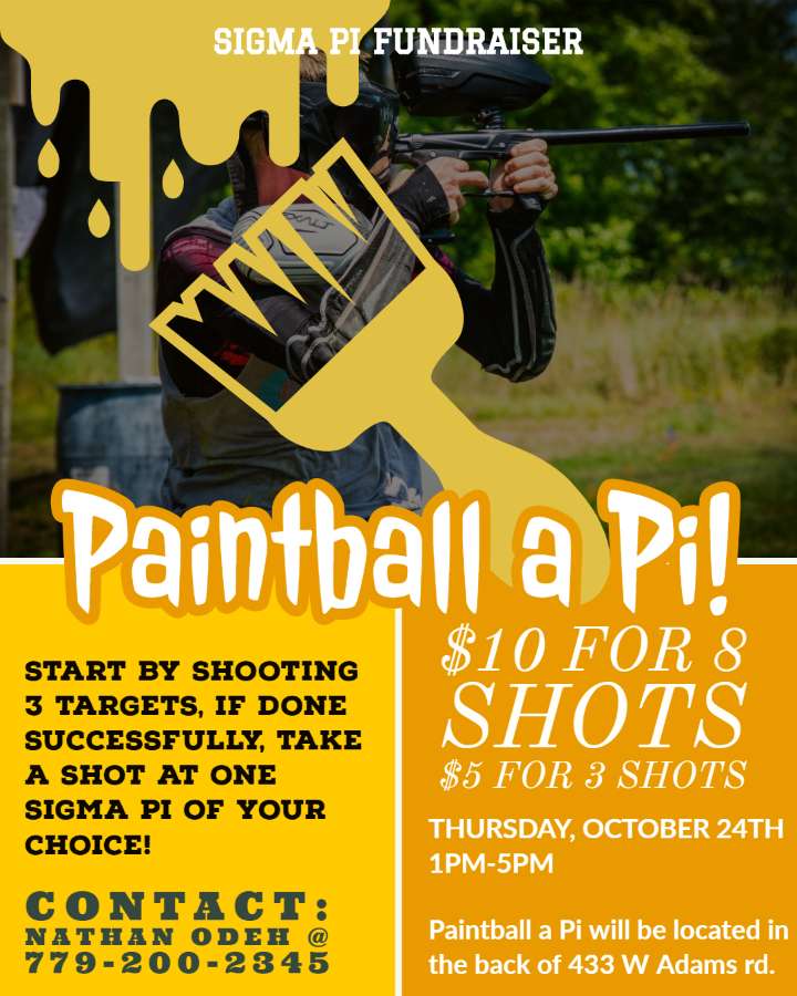 SigmaPi_WIU's tweet image. Come shoot us with paintballs the 24th :^)