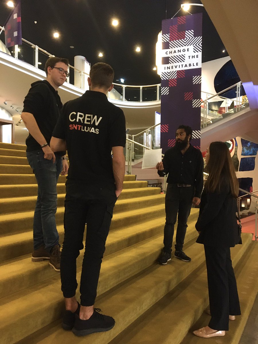 SintLucas crew ready for creativity world forum #CWF2019 #sintlucas #parktheater