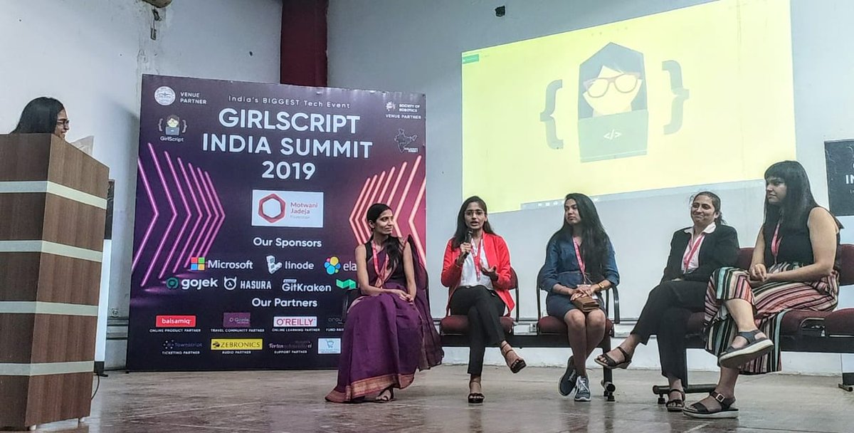 MotwaniJadeja's tweet photo. Motwani Jadeja Foundation sponsored GirlScript India Summit 2019 took place in Delhi on 19th-20th Oct. GIRLSCRIPT INDIA is a celebration of Women,Knowledge, Technology, &amp; Innovation with 70+ Companies Communities &amp; Startups.#girlscript #gsindiasummit @Girlscript1 @ashajadeja https://t.co/hCYo0lGP8j