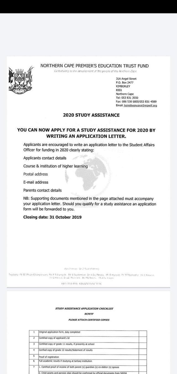 dr_zsaul1's tweet photo. Study assistance from the NC Premier’s Education Trust Fund for 2020 academic year. https://t.co/K6E1MwLtMd