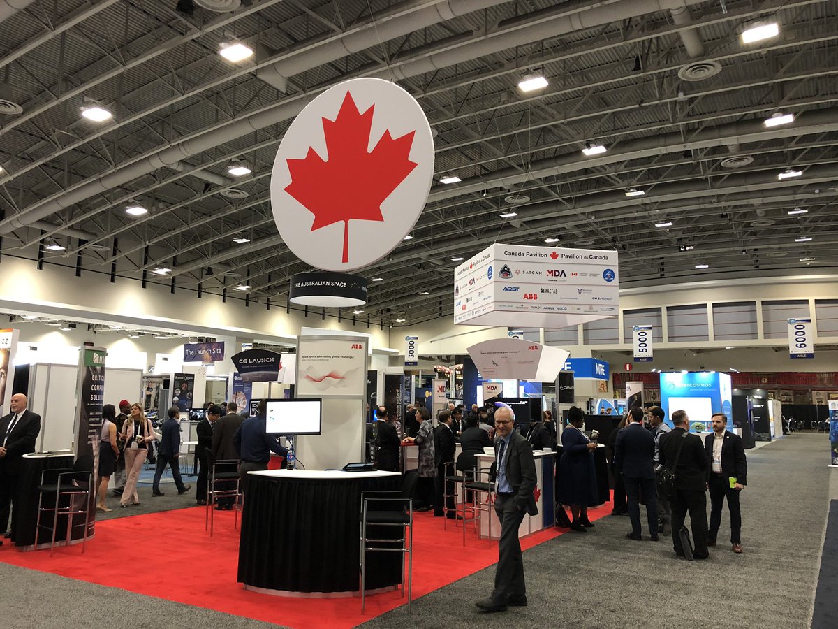 Come along to our @westernuSpace booth at the #CanadaPavilion2019 #IAC2019 @IAC2019DC - we’re strategically located next to the bar that is currently serving 🇨🇦 #beer 😀