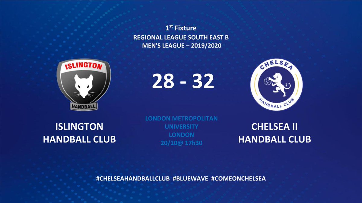 ChelseaHandball's tweet photo. We ended the weekend on a positive note with the victory of our menβs second team over a tough @IslingtonHC yesterday.
Rendez-vous next weekend for the second game of our men and women teams #chelseahandball #chelseahandballclub #wearechelsea #chelseafamily ππ https://t.co/YxQ4CpjBND