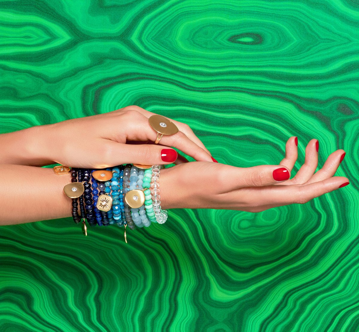 LolaRoseUK's tweet photo. Because there are no rules when it comes to jewels 😏 #LolaRose #LRStack 

Shop our Curio Beaded Collection: https://t.co/0MAf1dVlPe https://t.co/BybgurGK1H