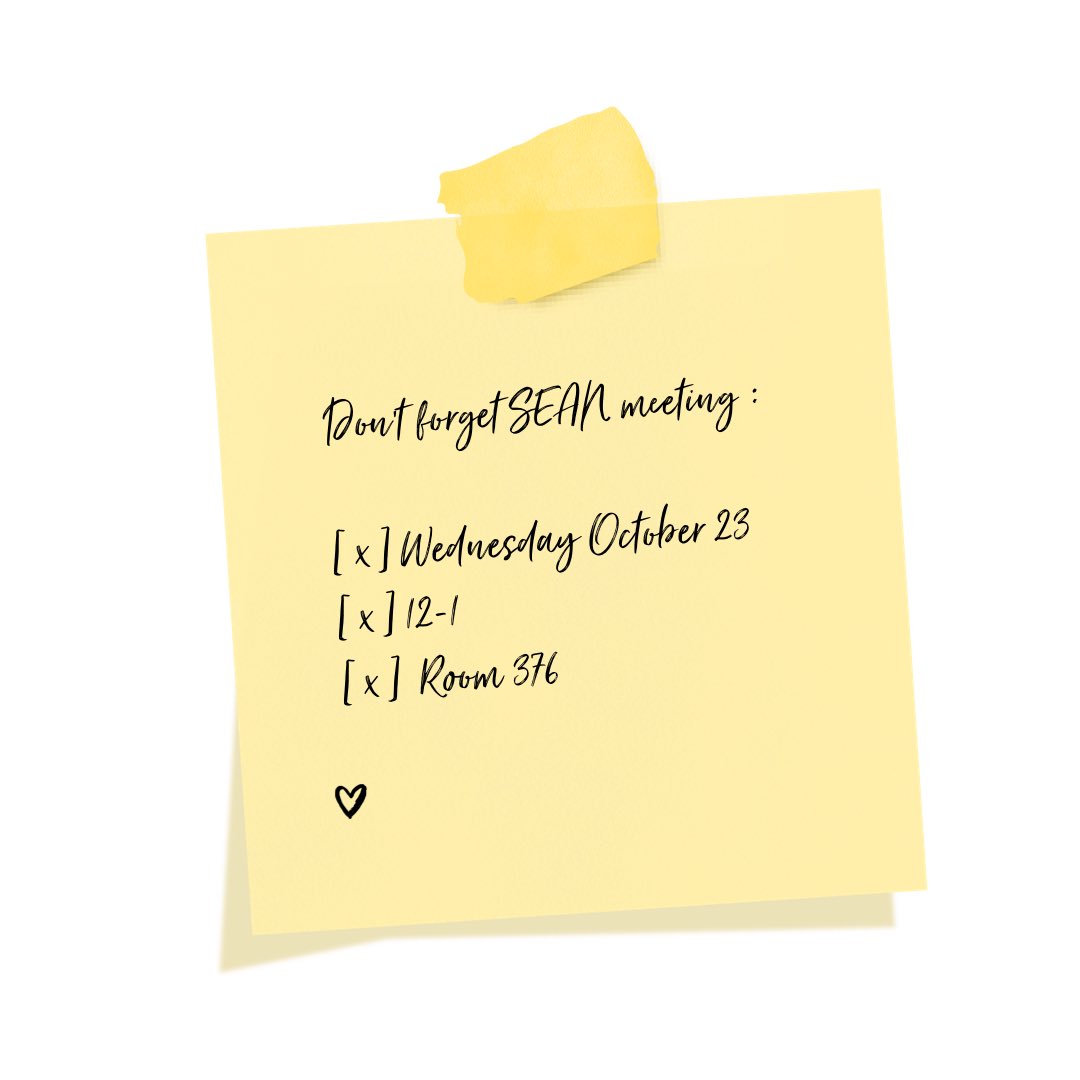 csmae20's tweet image. ⭐️October meeting is THIS Wednesday! As always, FREE food and FREE door prizes! See you there ⭐️