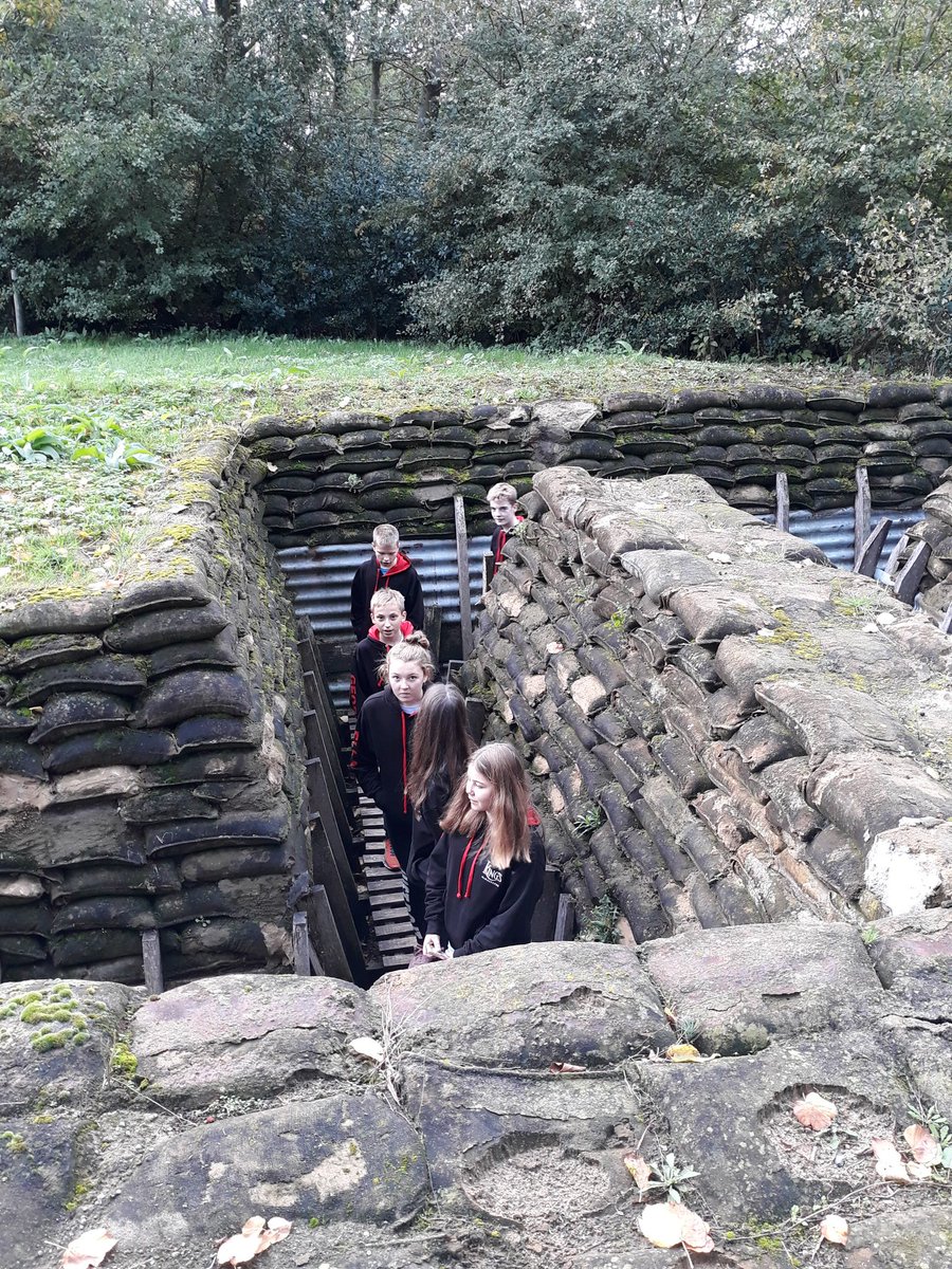 Pupils enjoying the first stop at the #passchendaelememorialmusem after a very early start. Day 1: Battlefields 2019.