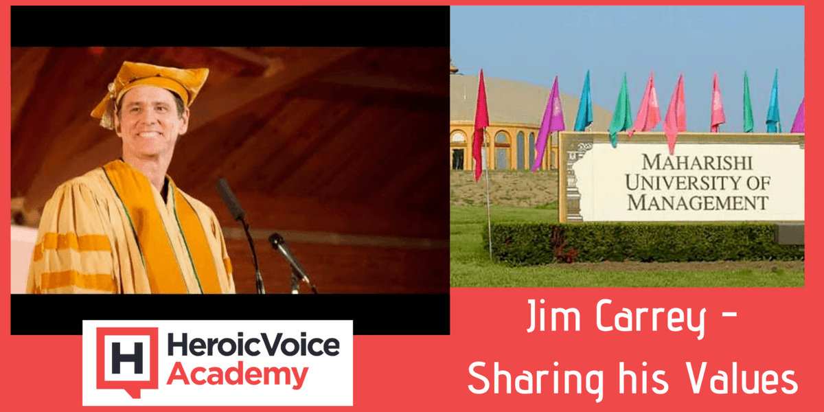 HeroicVoice's tweet photo. In today's #motivationmonday #jimcarrey uses his #heroicvoice to share his #values, a way of showing his audience #whathestandsfor.  

Clearly expressing your values is a foundational piece of world class #communication for #globalimpact leaders.

https://t.co/3Sj366zGRW https://t.co/EFLWahlwRd