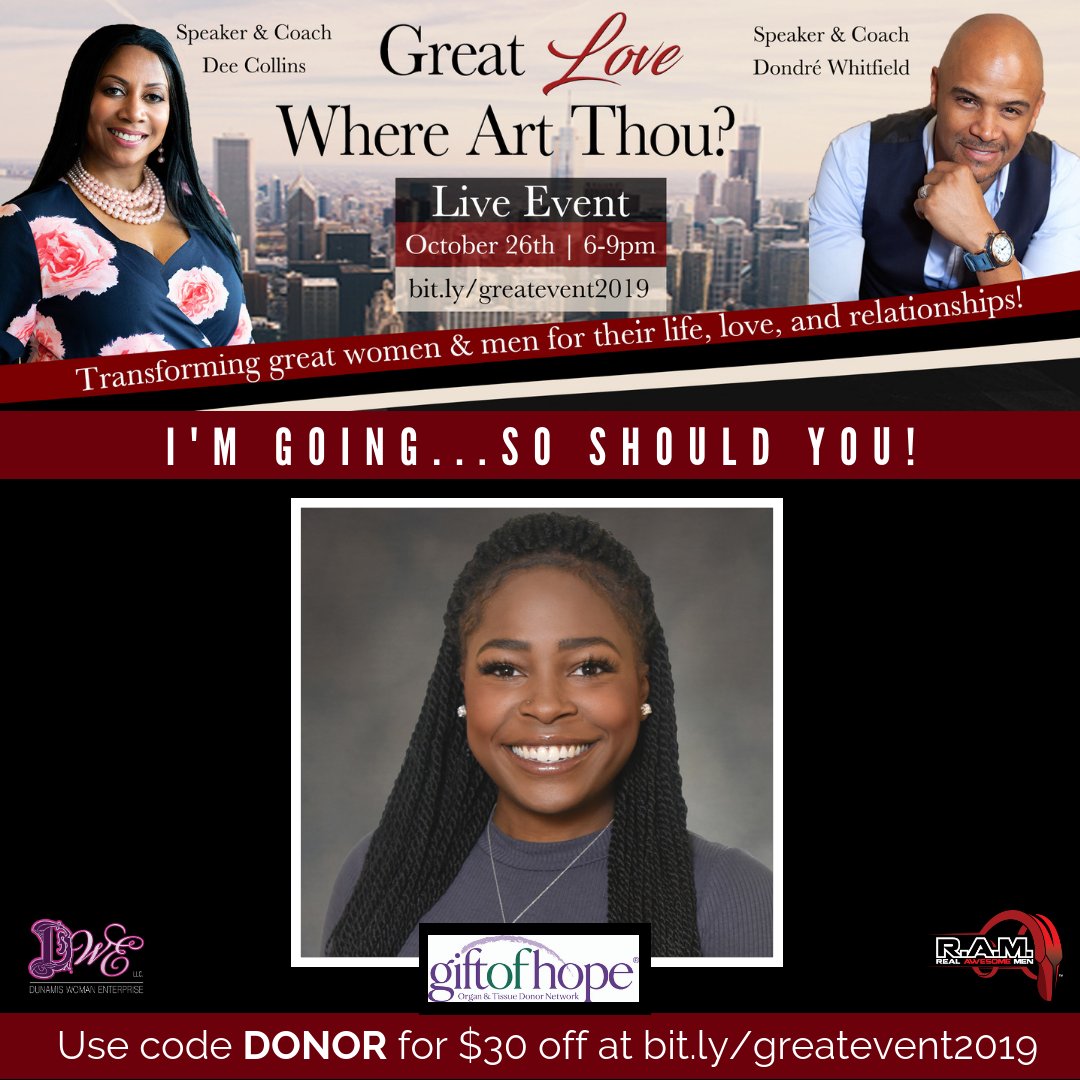 DunamisWoman's tweet photo. So honored to have #giftofhope as a proud partner of our Great Love Where Art Thou? event! #greatlove goes beyond what you can get, but it's about what you can give! Register at https://t.co/LYYPS6dQhm Use the code DONOR for $30 off! https://t.co/kCRKkuJvFr