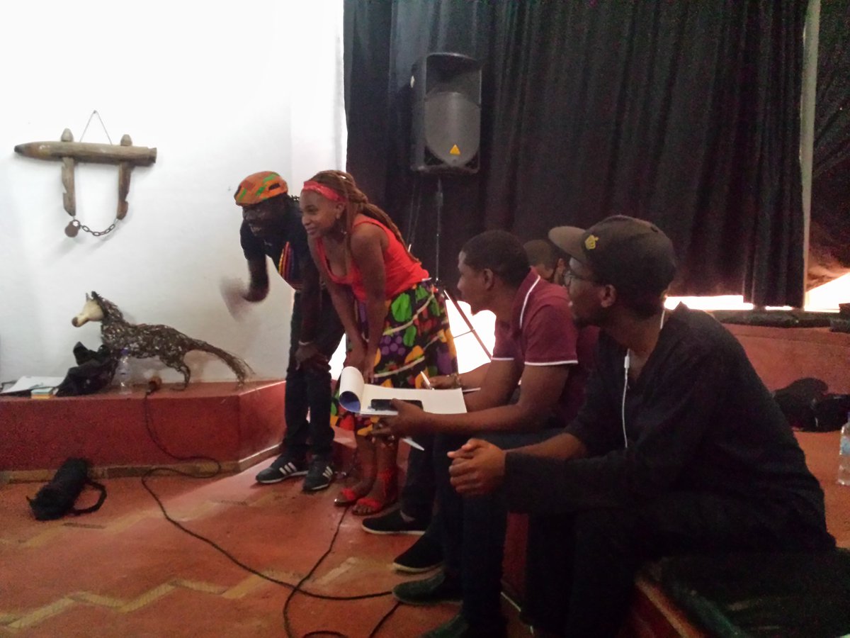 StewartKwaramba's tweet photo. Great opening session of the Propmaster Masterclass with Isaac Simba this afternoon at Gallery Delta. Looking forward to the opening of #EUFF2019 tomorrow. @euinzim @zfidp @TimoOlkkonen @Lambrpa @myarea46 @battle_chefs @josephbunga @thandonobengula https://t.co/bU0SWzoC7D