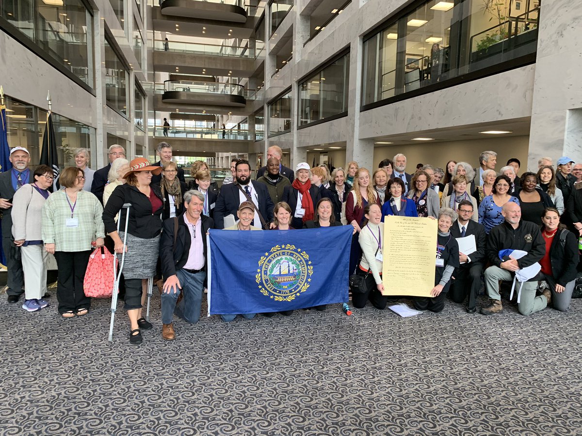 OpenDemocracyNH's tweet photo. We need a 28th amendment to get money out of politics on Capitol Hill today! Thank you to the democracy warriors for demanding urgent action! #FixDemocracyNow https://t.co/6aEvUBcwfz