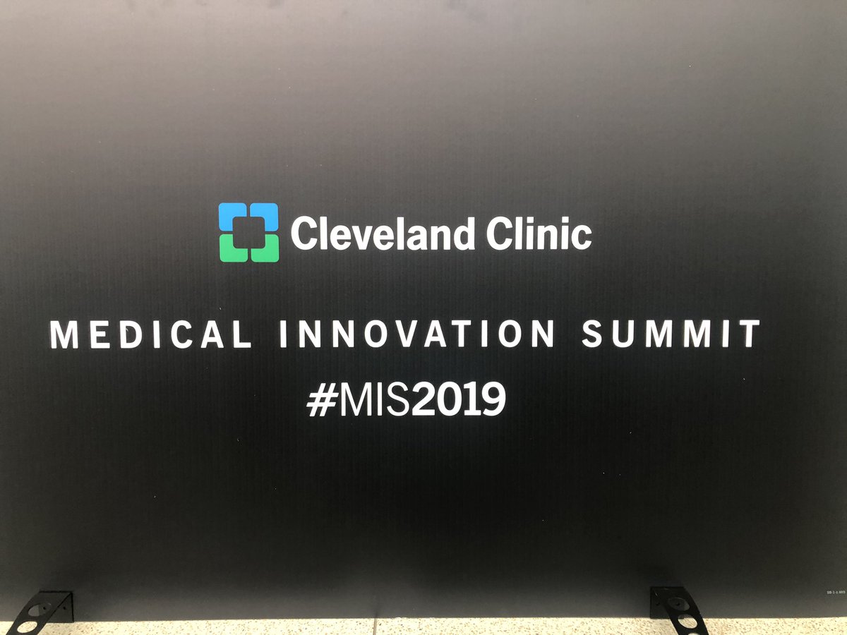StephenPinneyMD's tweet image. Excited to be attending the Cleveland Clinic Medical Innivation Summit! #MIS2019