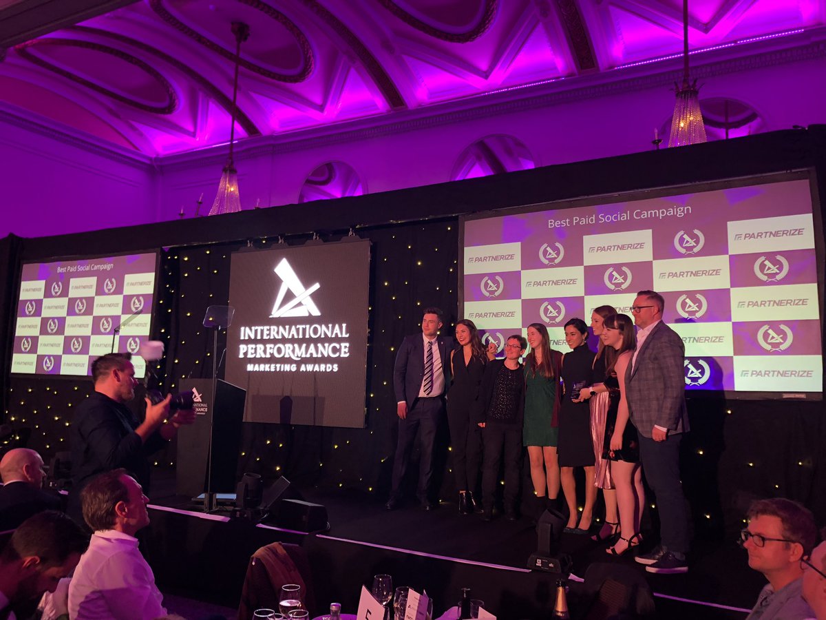 The next category tonight is the Best Paid Social Campaign, sponsored by <a href="/partnerize/">Partnerize</a>. The winner is Merkle | <a href="/Periscopix/">Merkle | Periscopix</a>  for <a href="/TheBodyShop/">The Body Shop</a>: The Motherbot Campaign. #IPMA19 🏆