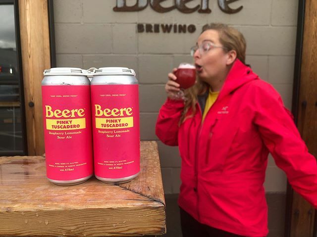 PINKY TUSCADERO - RASPBERRY LEMONADE - 5% ALC/VOL. Yeah it’s definitely raining out and not sunny anymore. We’re just going to pretend it’s hot and release what we think is our best batch of this beer yet - all canned up and ready to go the beach. 
Front… ift.tt/2ByewrT