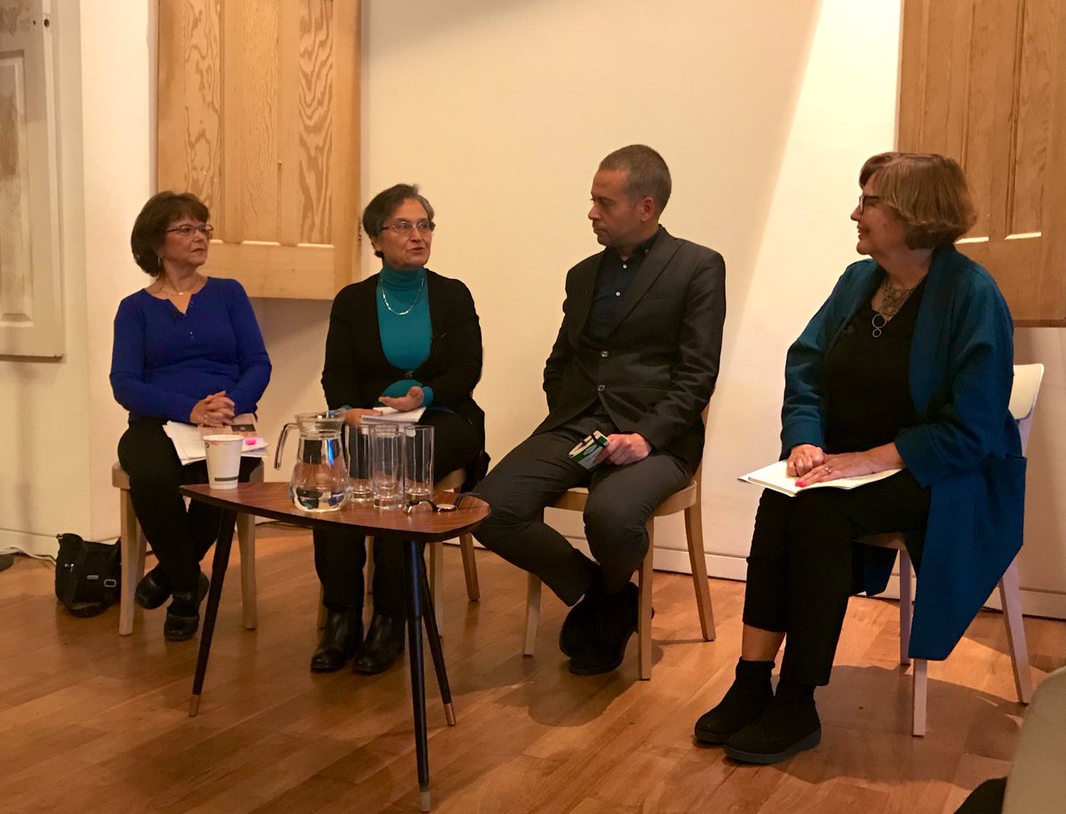 Bu akşam @FreeWordCentre’daki “The Struggle for Modern Turkey” etkinliğinde, Tia O’Brien, Nur Deriş, @kayagenc ve @englishpen başkanı Maureen Freely ile ilk Türk profesyonel kadın gazeteci Sabiha Sertel’in yaşamı ve çalışmaları üzerine ilham verici bir sohbet vardı.