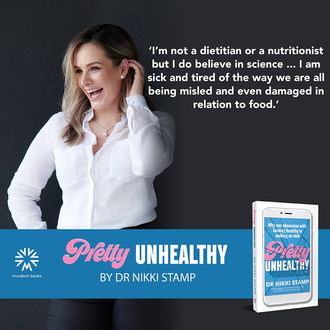 In her latest book, Pretty Unhealthy, Dr Nikki Stamp explores the secret of long-term motivation for healthy diet and exercise, and why carefully choosing who you get your health and dietary advice from is so important.
.
@drnikkistamp #prettyunhealthy #newbooks #booksofinstagram