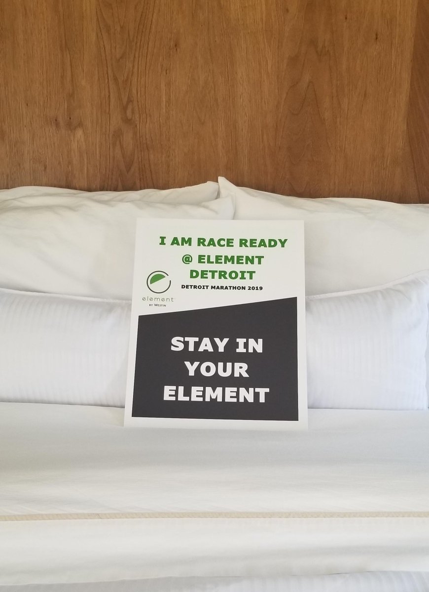 ElementDetroit's tweet image. We’re proud to have hosted so many @FreepMarathon runners including Karen Kwan of @HealthSwellness! We hope you enjoyed your stay with us!