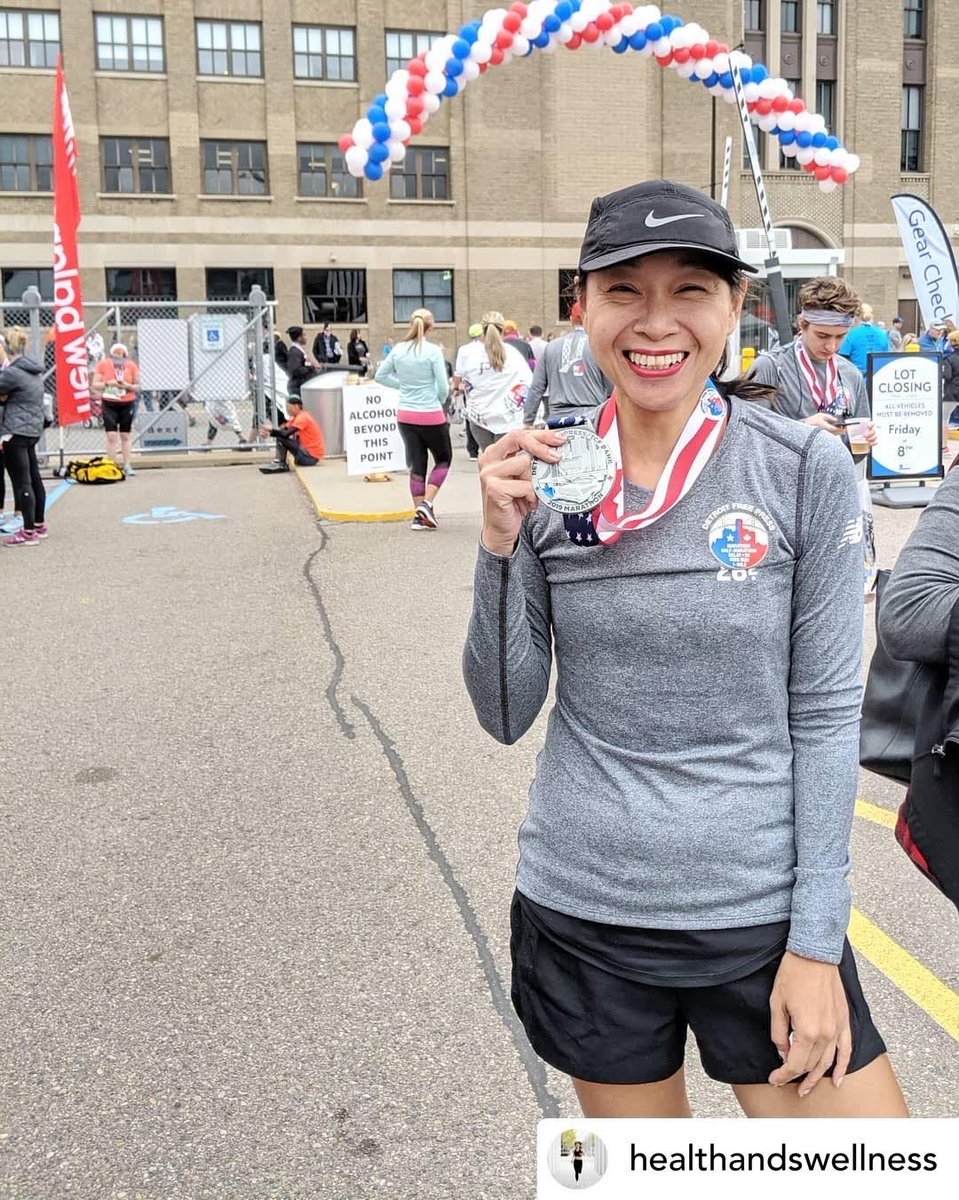 ElementDetroit's tweet image. We’re proud to have hosted so many @FreepMarathon runners including Karen Kwan of @HealthSwellness! We hope you enjoyed your stay with us!