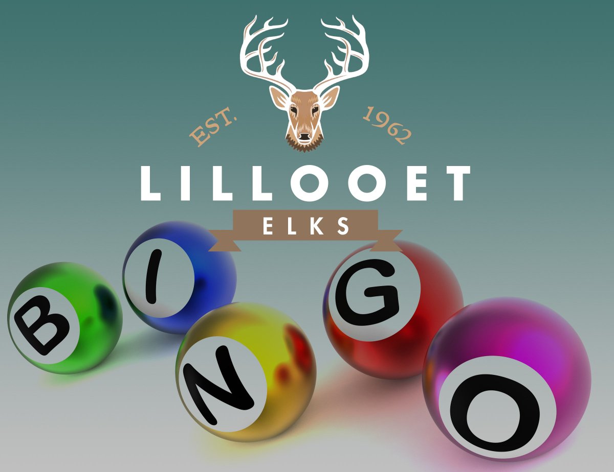 After making your voice heard on Election Day, come to the #Lillooet Elk's #Bingo again tomorrow (Tuesday) at 5:30pm! This week you can win $9130.00 at Wild Card Bingo with 21 cards left!

lillooetelks.ca/bingo/

#ElksProud #ElksBingo #community #charity