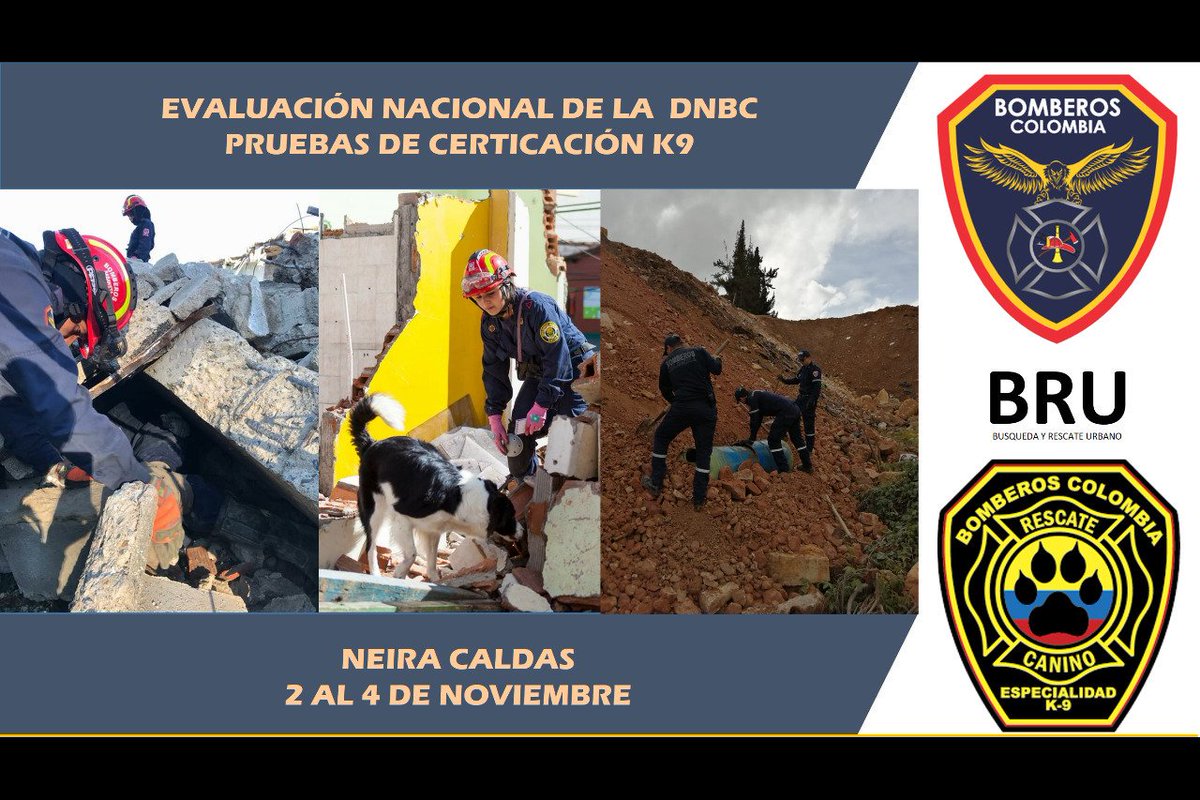 Preparados para el evento más esperado del año en el Componente K9 de Bomberos Colombia?
<a href="/DNBomberosCol/">Dirección Nacional de Bomberos Colombia</a> <a href="/BomberosNeira/">Bomberos Neira</a> <a href="/CBVSabaneta/">Bomberos Sabaneta</a> <a href="/bomberospopayan/">BOMBEROS POPAYAN</a> <a href="/BomberosCali119/">Bomberos Voluntarios de Cali</a> <a href="/bommarinilla/">bomberosmarinilla</a> <a href="/bomberostunja/">BomberosTunja</a> <a href="/BomberosYopal/">Cuerpo de Bomberos Voluntarios de Yopal</a> <a href="/BROSVILLANUEVA/">BOMBEROS VILLANUEVA </a> 
<a href="/bomberosVUP/">bomberosvalledupar</a> <a href="/CBVLosSantos/">Bomberos los Santos</a> <a href="/cbvtuquerres76/">bomberostuquerres</a>