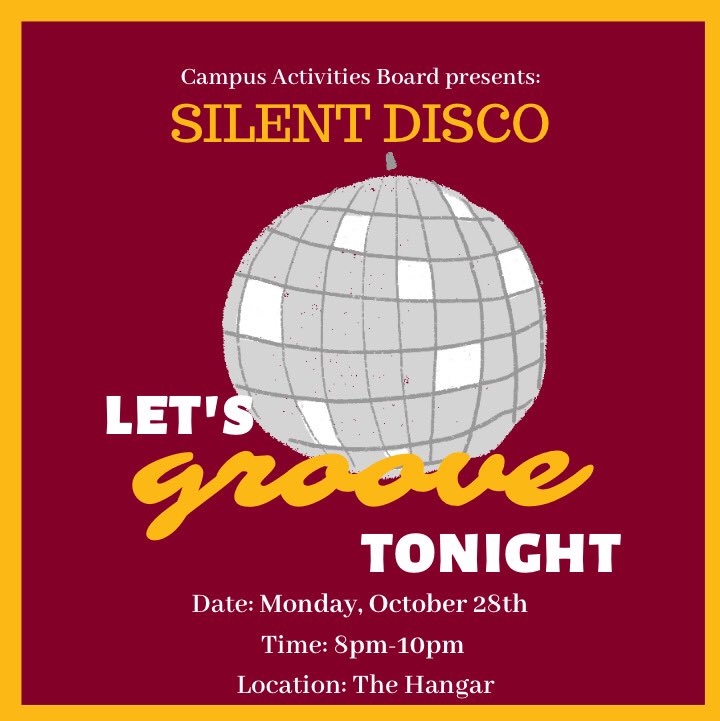 ULM students you wanted it, you got it!! We’ll be kicking off homecoming week with a silent disco on Monday.