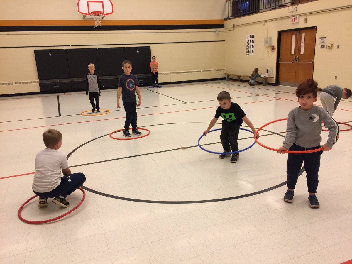 StBasil2021's tweet photo. Math is everywhere! Students are learning positional language such as above, beside, to the right of, between and many more in an activity called Hoops Here, There, and Everywhere! https://t.co/CRQ6FMtyu9